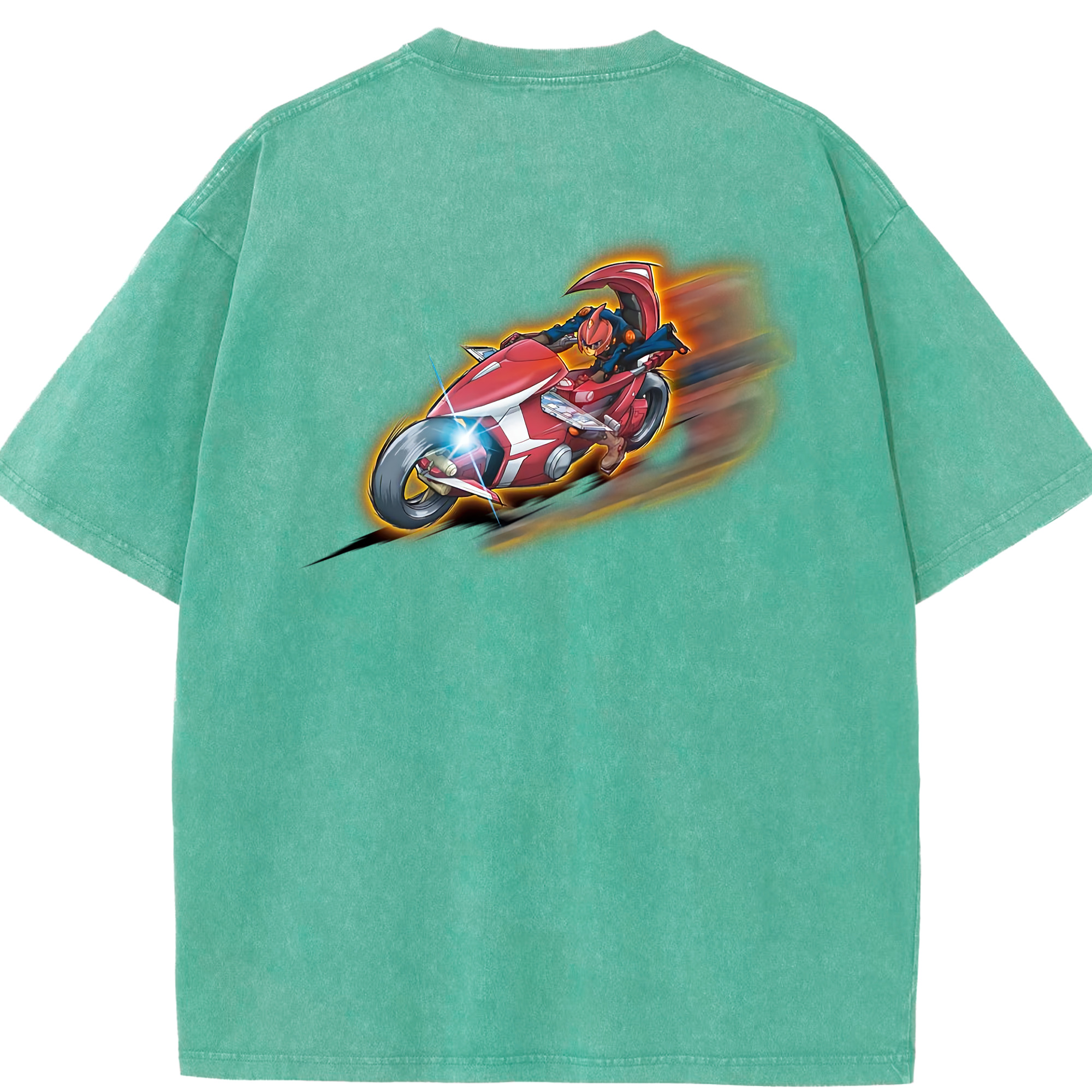 （画像用） 遊☆戯☆王 Yu-Gi-Oh! 綿100% ヴィンテージ風 半袖Tシャツ（背面プリント）